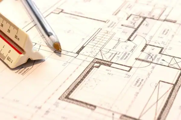 Image of architect Swanley drawings