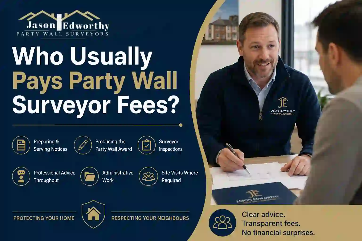 Who Usually Pays Party Wall Surveyor Fees Swanley?
